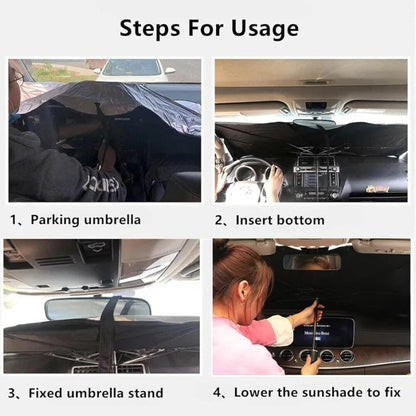Car Umbrella Sun Shade Cover for Windshield UV Protector